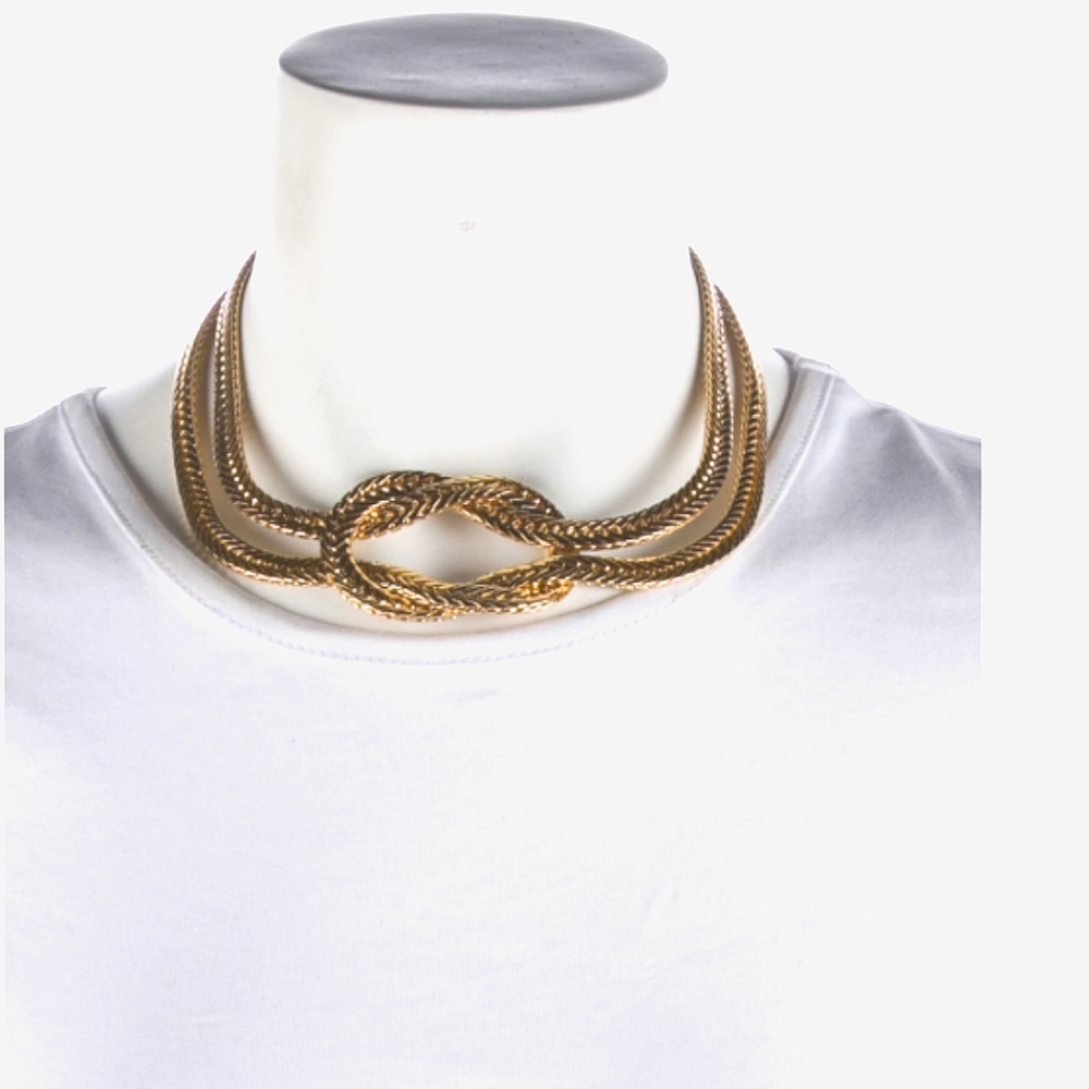 Tory BurchKnot Chain Collar Necklace
